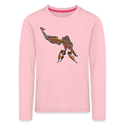 Kinder Longsleeve Phyllocrania paradoxa male - Hellrosa