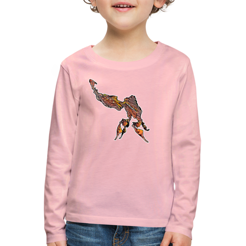 Kinder Longsleeve Phyllocrania paradoxa male - Hellrosa