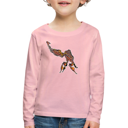 Kinder Longsleeve Phyllocrania paradoxa male - Hellrosa