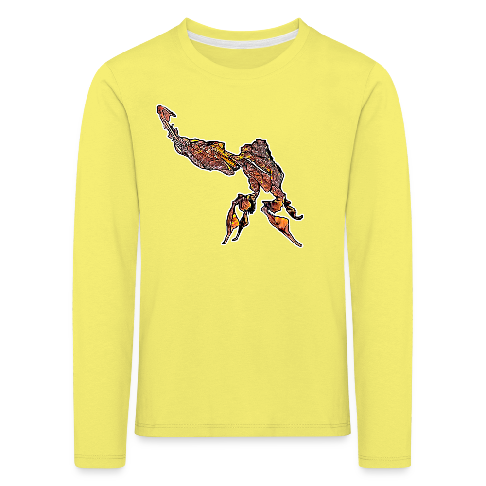 Kinder Longsleeve Phyllocrania paradoxa male - Gelb