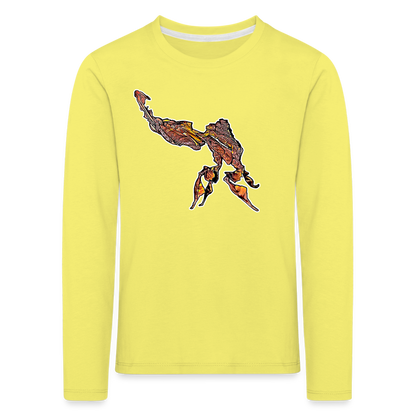 Kinder Longsleeve Phyllocrania paradoxa male - Gelb