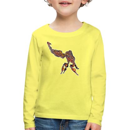 Kinder Longsleeve Phyllocrania paradoxa male - Gelb