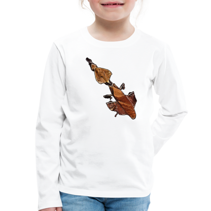 Kinder Longsleeve Phyllocrania paradoxa female - weiß