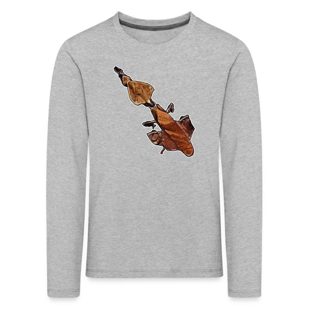 Kinder Longsleeve Phyllocrania paradoxa female - Grau meliert