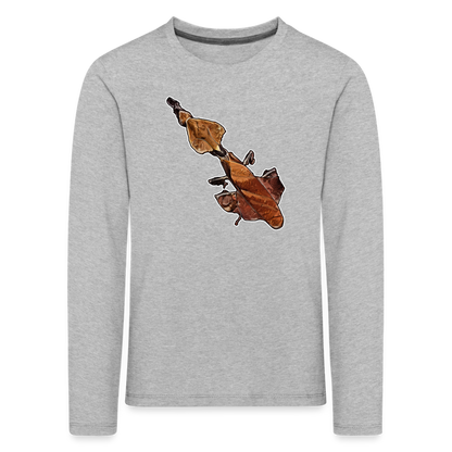 Kinder Longsleeve Phyllocrania paradoxa female - Grau meliert