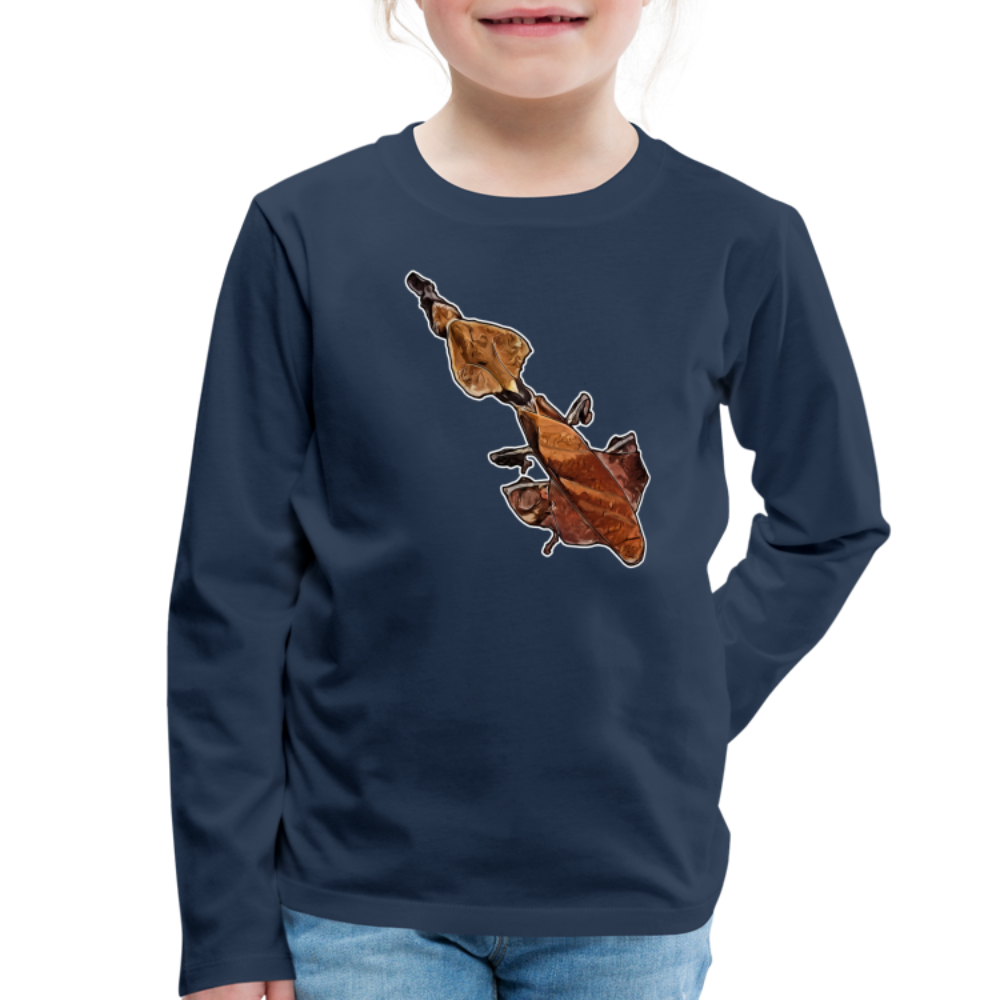Kinder Longsleeve Phyllocrania paradoxa female - Navy