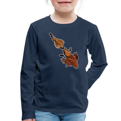 Kinder Longsleeve Phyllocrania paradoxa female - Navy