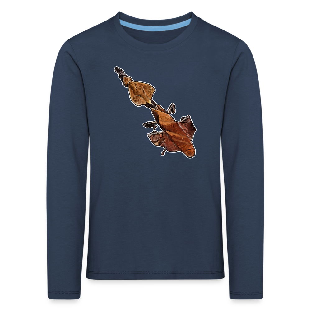 Kinder Longsleeve Phyllocrania paradoxa female - Navy