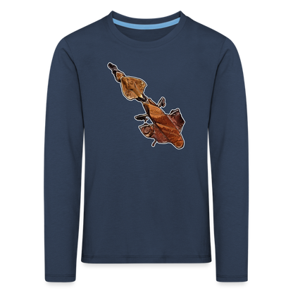Kinder Longsleeve Phyllocrania paradoxa female - Navy