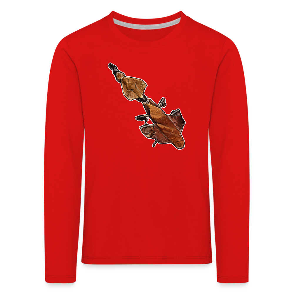 Kinder Longsleeve Phyllocrania paradoxa female - Rot