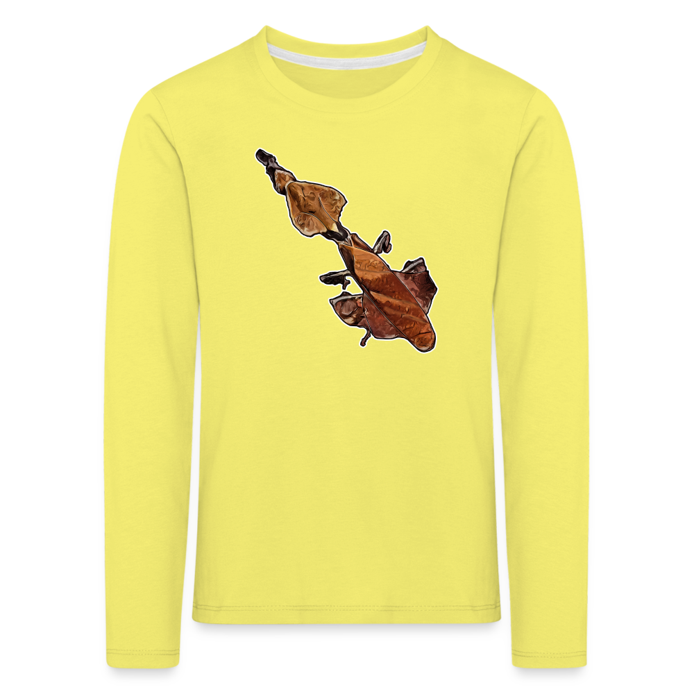 Kinder Longsleeve Phyllocrania paradoxa female - Gelb