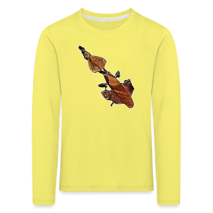 Kinder Longsleeve Phyllocrania paradoxa female - Gelb