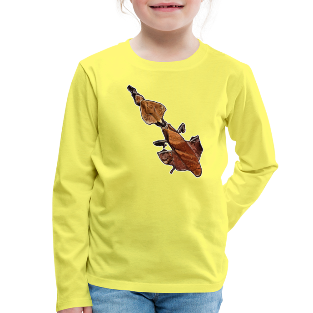 Kinder Longsleeve Phyllocrania paradoxa female - Gelb