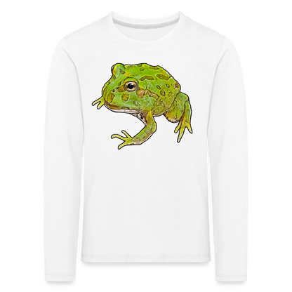 Kinder Longsleeve Ceratophrys cranwelli Peppermint Blue - weiß