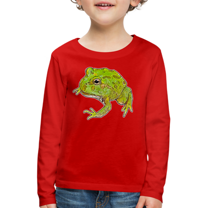 Kinder Longsleeve Ceratophrys cranwelli Peppermint Blue - Rot