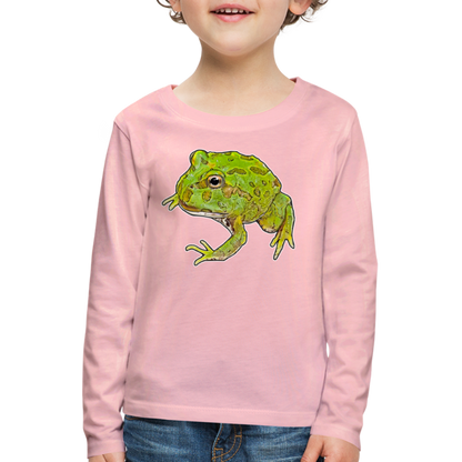 Kinder Longsleeve Ceratophrys cranwelli Peppermint Blue - Hellrosa