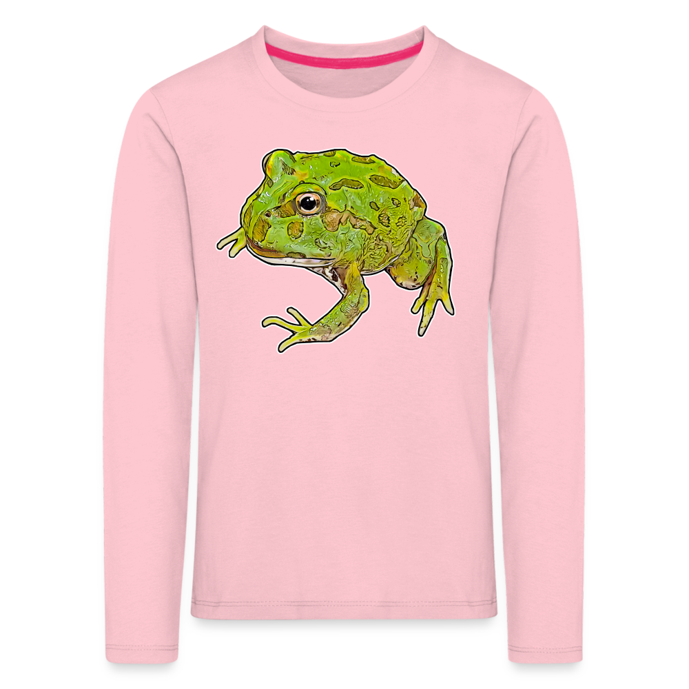 Kinder Longsleeve Ceratophrys cranwelli Peppermint Blue - Hellrosa