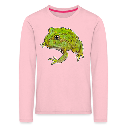 Kinder Longsleeve Ceratophrys cranwelli Peppermint Blue - Hellrosa