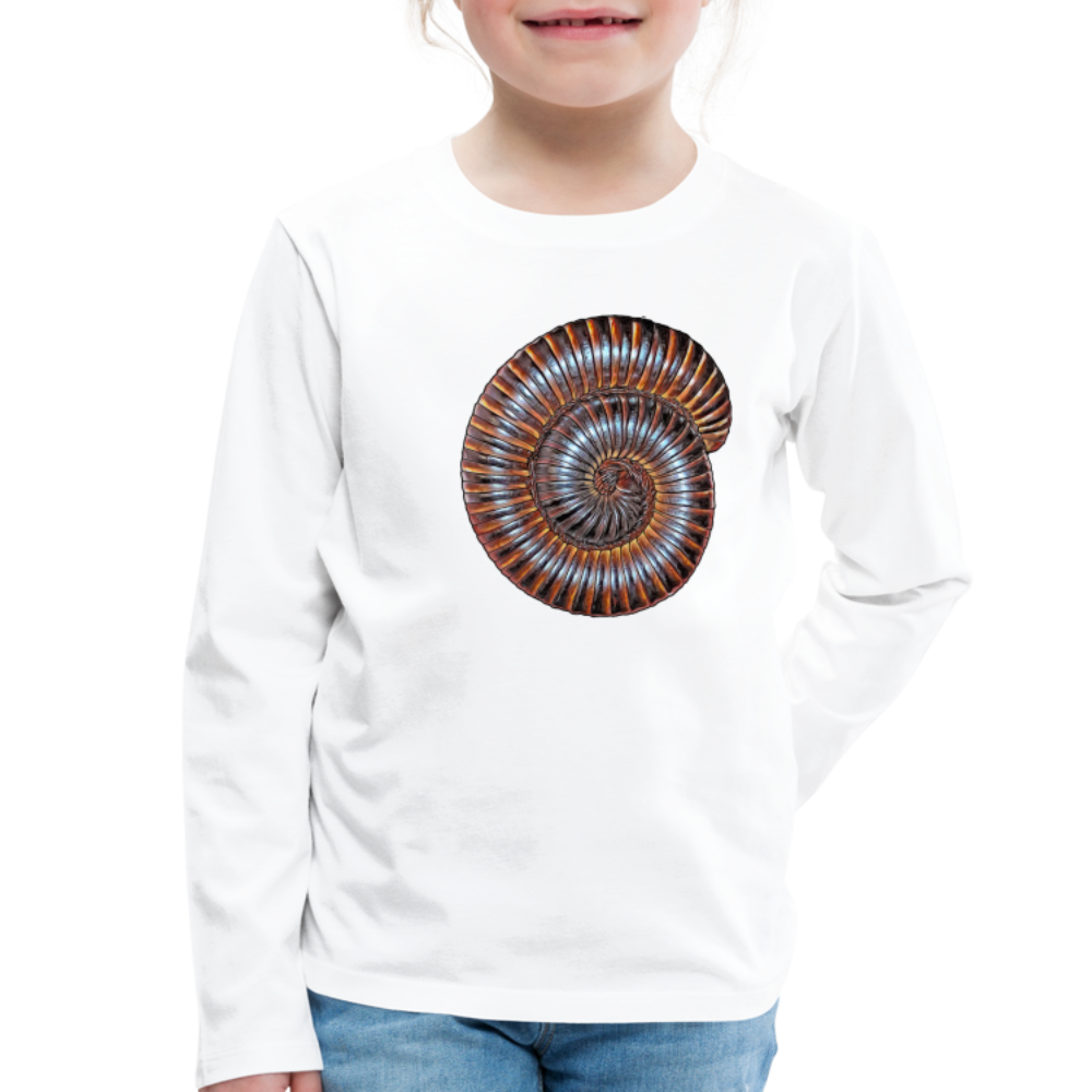 Kinder Longsleeve Archispirostreptus gigas - weiß