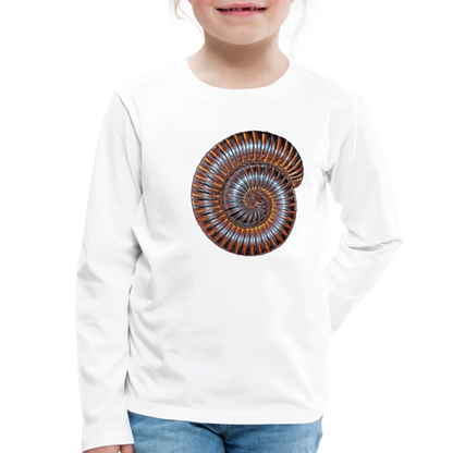 Kinder Longsleeve Archispirostreptus gigas - weiß
