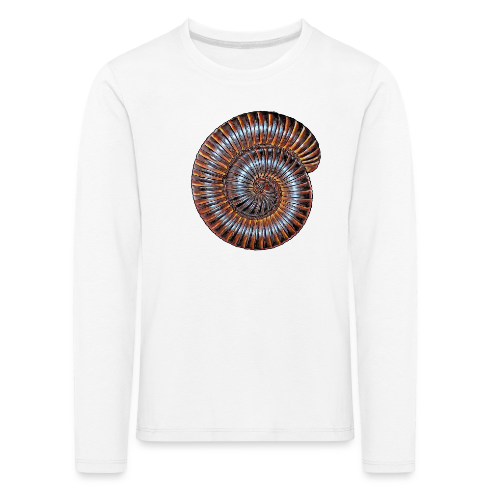 Kinder Longsleeve Archispirostreptus gigas - weiß