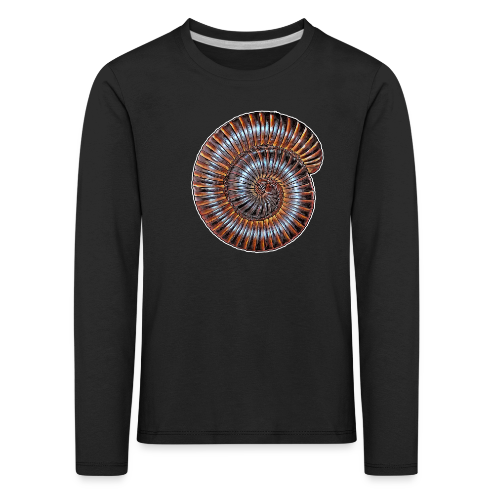 Kinder Longsleeve Archispirostreptus gigas - Schwarz