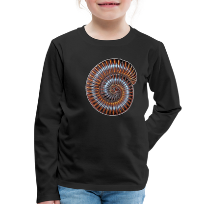 Kinder Longsleeve Archispirostreptus gigas - Schwarz