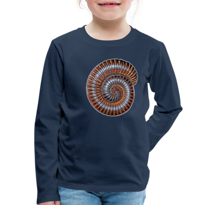 Kinder Longsleeve Archispirostreptus gigas - Navy