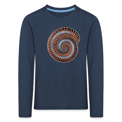 Kinder Longsleeve Archispirostreptus gigas - Navy