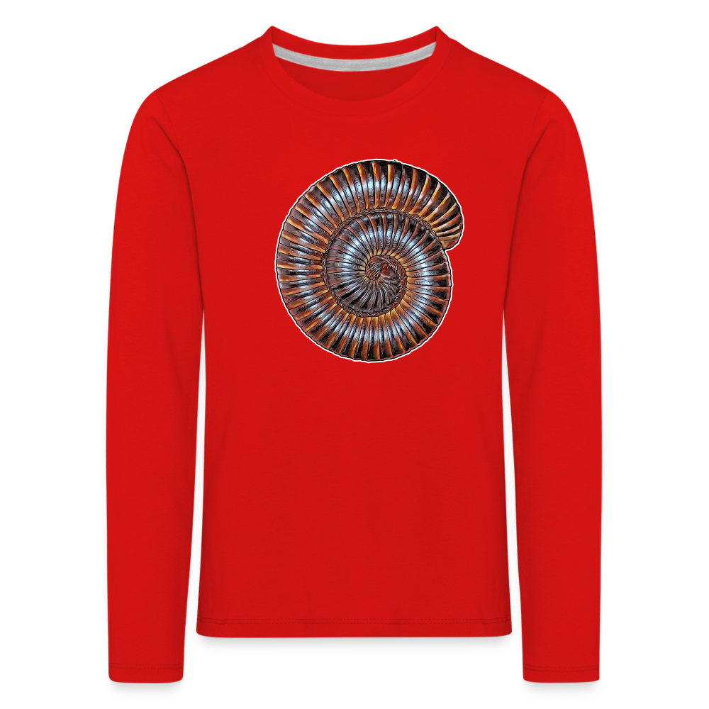 Kinder Longsleeve Archispirostreptus gigas - Rot