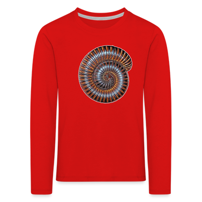 Kinder Longsleeve Archispirostreptus gigas - Rot