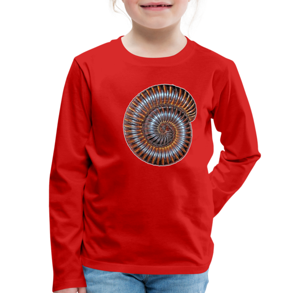 Kinder Longsleeve Archispirostreptus gigas - Rot