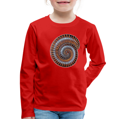 Kinder Longsleeve Archispirostreptus gigas - Rot