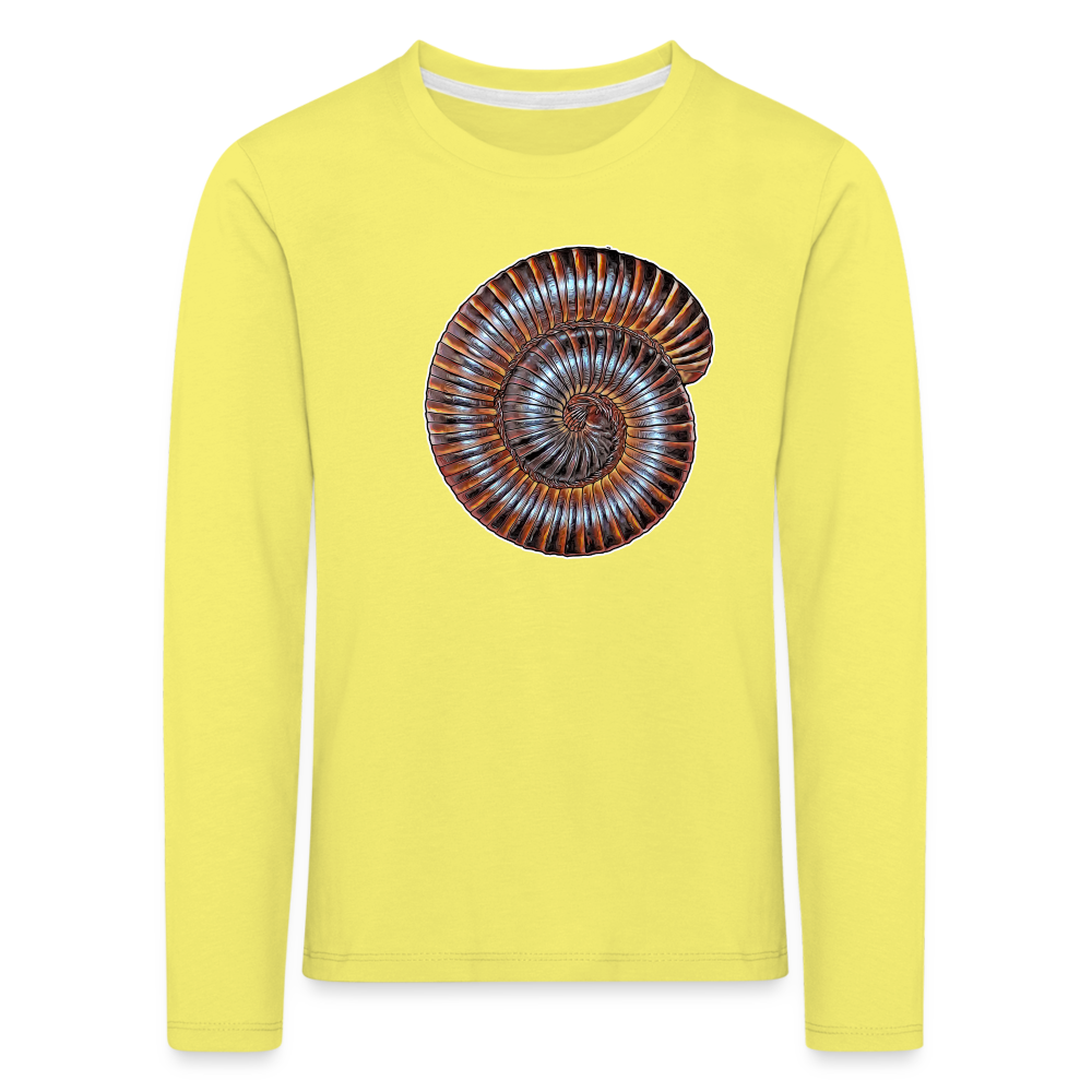 Kinder Longsleeve Archispirostreptus gigas - Gelb