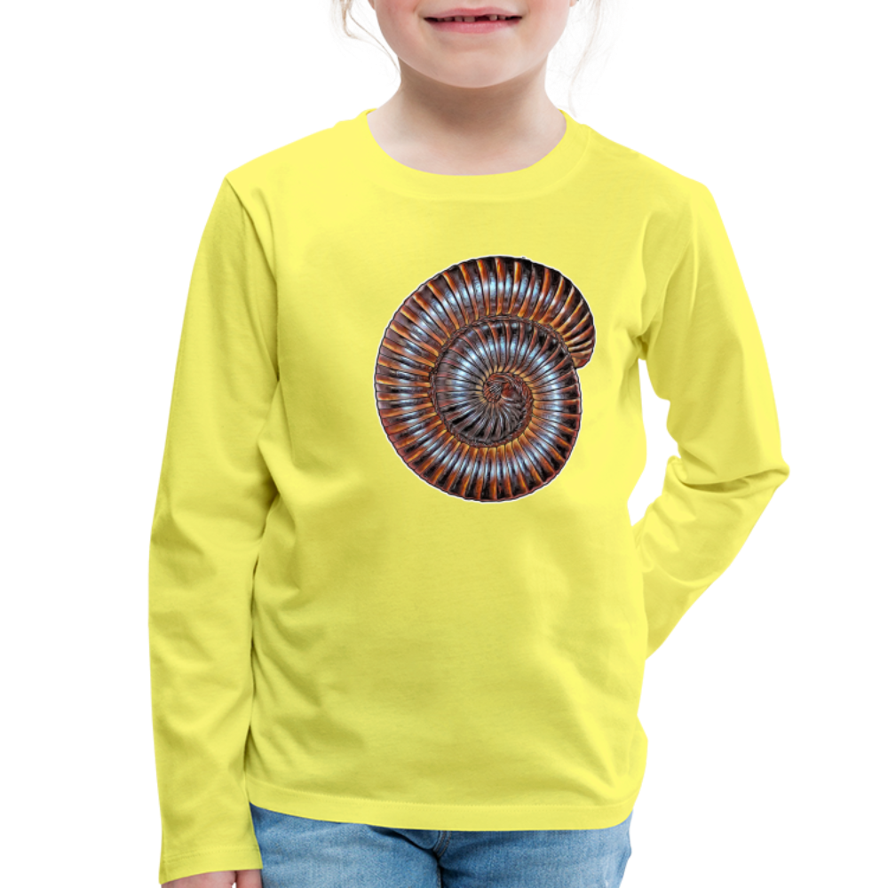 Kinder Longsleeve Archispirostreptus gigas - Gelb