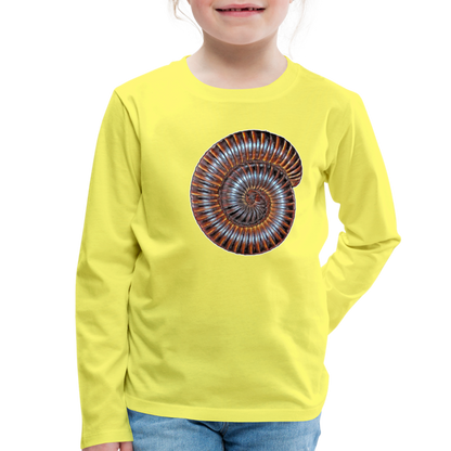 Kinder Longsleeve Archispirostreptus gigas - Gelb