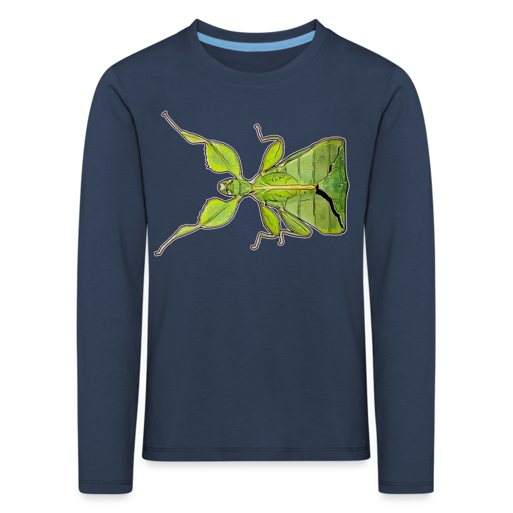 Kinder Longsleeve Phyllium philippinicum female - Navy