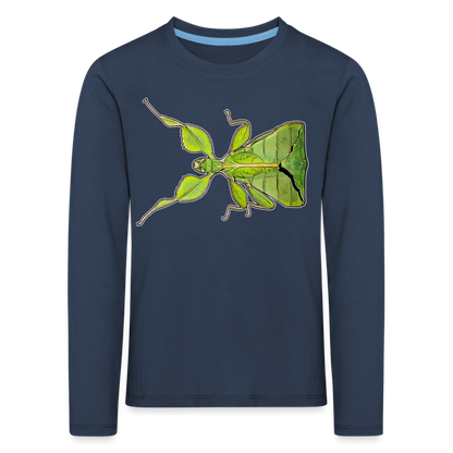 Kinder Longsleeve Phyllium philippinicum female - Navy