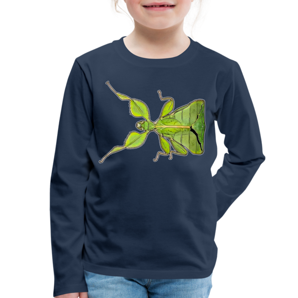 Kinder Longsleeve Phyllium philippinicum female - Navy