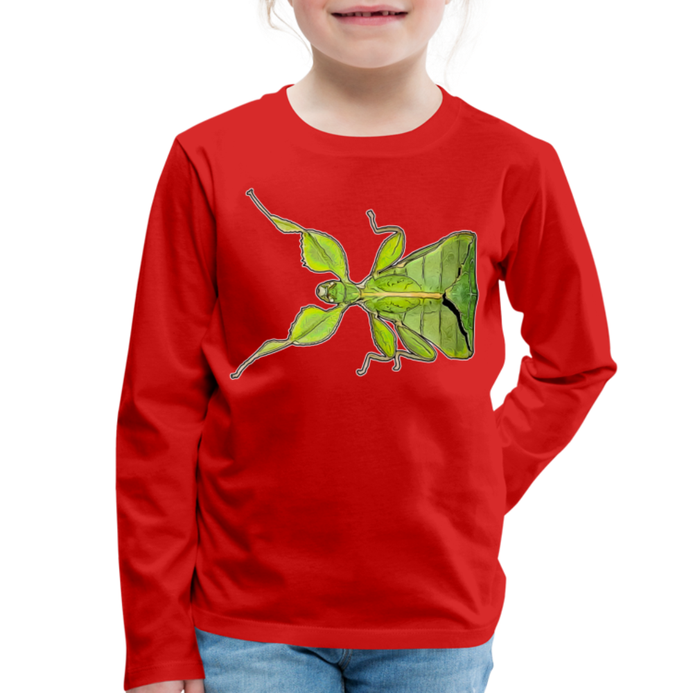 Kinder Longsleeve Phyllium philippinicum female - Rot
