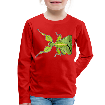 Kinder Longsleeve Phyllium philippinicum female - Rot