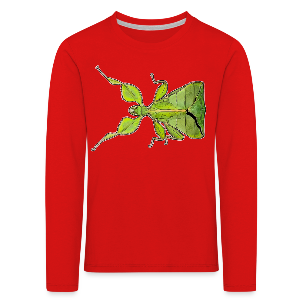 Kinder Longsleeve Phyllium philippinicum female - Rot