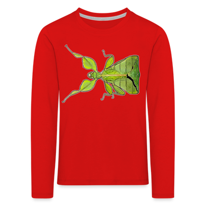 Kinder Longsleeve Phyllium philippinicum female - Rot