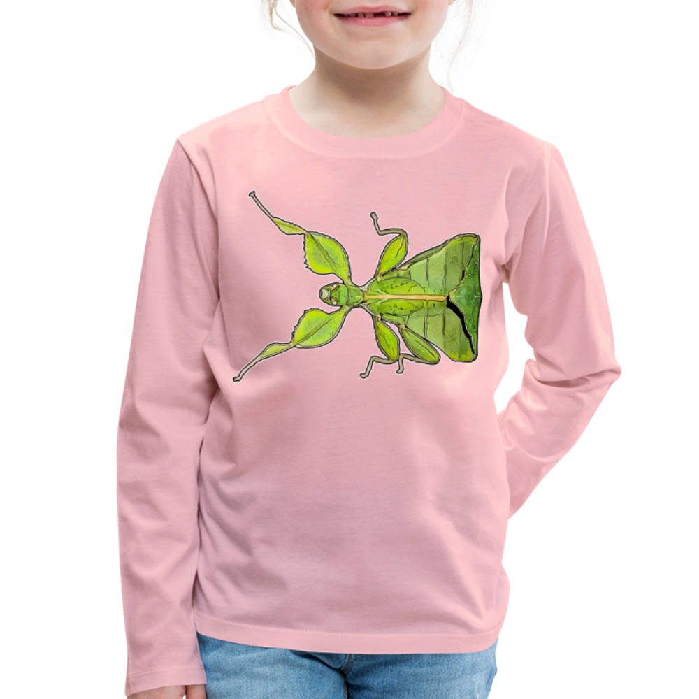 Kinder Longsleeve Phyllium philippinicum female - Hellrosa