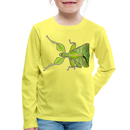 Kinder Longsleeve Phyllium philippinicum female - Gelb