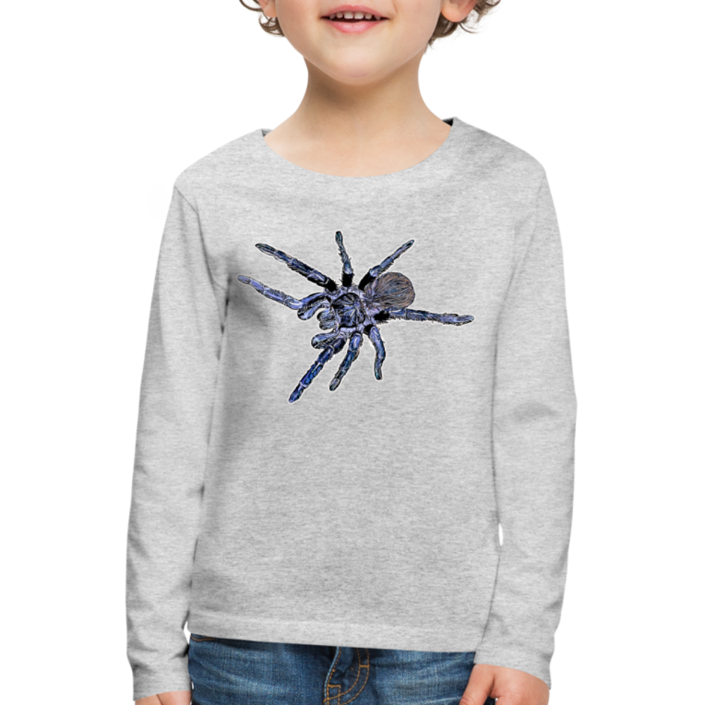 Kinder Longsleeve Pterinopelma sazimai - Grau meliert