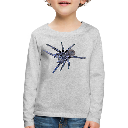 Kinder Longsleeve Pterinopelma sazimai - Grau meliert