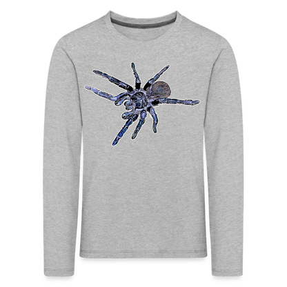 Kinder Longsleeve Pterinopelma sazimai - Grau meliert