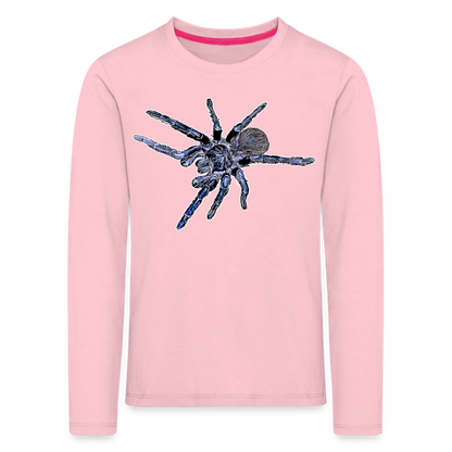 Kinder Longsleeve Pterinopelma sazimai - Hellrosa