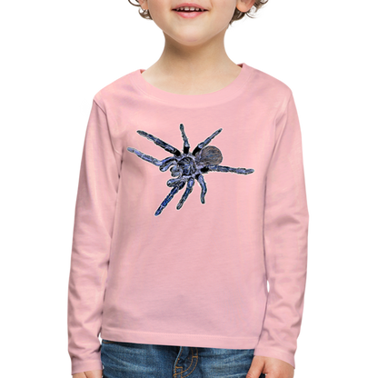 Kinder Longsleeve Pterinopelma sazimai - Hellrosa